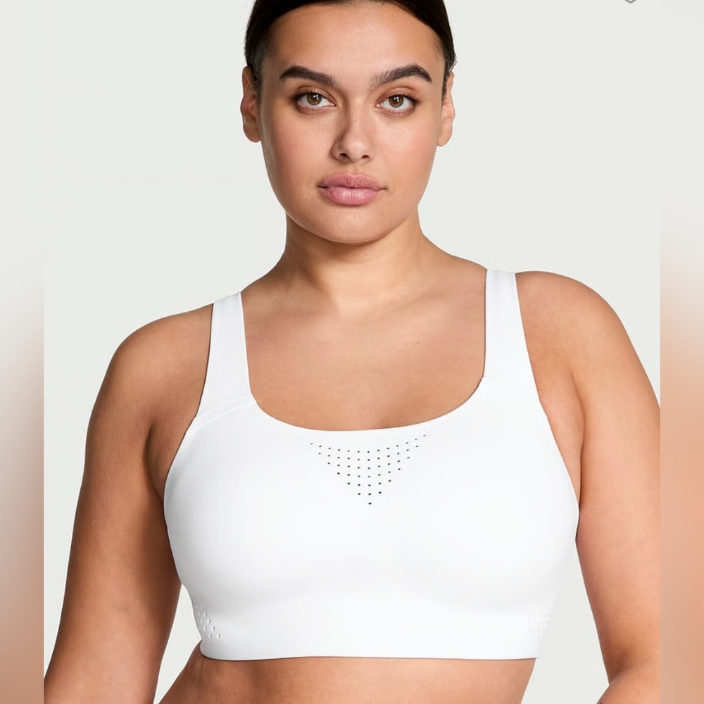 Victoria’s Secret Featherweight Max™ Sports High Impact Bra White 42C NWT